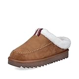 Rieker Damen Pantoletten 99890, Frauen Slipper,Slip-ons,Backless Slipper,Mules,Gartenschuhe,Sommerschuhe,sommerclogs,Slides,braun (24),38 EU / 5 UK