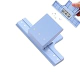 Drei-Loch-Stanzer – robuster Handschneider | 3-Loch-Stanzwerkzeug für Briefmarkenschneiden – für Klassenzimmer, Heimbüro, Scrapbooking, Briefmarken, Karten, Tagebuch, C