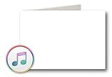 PlayMegram blanko Audio-Grußkarte mit USB Anschluss und 128 MB Speicher, Für Sprachnachrichten und Musik bis 128 Min., Audiogrußkarte, Musikkarte, Geburtstag, Musik Geschenk, Kreative Geschenkidee