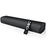 HoYLluDLL Soundbar für TV Geräte Bluetooth 5.3 Sound Bar 50W 17 Zoll Kleine All-in-One Soundbar für Fernseher, TV Lautsprecher mit ARC/Optical/AUX Anschluss, 3 EQ-Effekte für TV/PC/Projektor