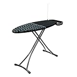Cecotec Tabla de Planchar StrongBoard 400 Borneo. Funda resistente 100% algodón, Estructura de apoyo para planchas y centros de planchado, Patas extragruesas, Gran superficie, Altura regulable, Mittel