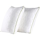 HKYLRAN Bedding KopfKissen (2er Set), 80 x 80 cm Schlafkissen, Atmungsaktiv et Weich Kissen