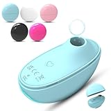Qhysin Klitoris Sauger Vibration für Frauen mit 10 Saugmodi Druckwellenvibrator Nippel Sauger Mini Vibrator Sexspielzeug für Frau Paare Extrem Sex Klitoris-Saugschalen für Sie Saugvibrator（Blau）