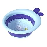 Faltbares Babywaschbecken - Waschschüsseln Für Neugeborene, Zusammenklappbares Waschbecken | Hübsches Gesicht Und Fußwaschbecken Klappbare Waschschüssel, Fußwaschbecken Für Neugeborene
