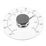 OFFSCH Thermometer temperatur innen raumklima degree thermobecher Temperaturkontrolle Raumtemperatur Wetter Hygrometer Feuchtigkeitssensor Temperaturmesser genaue Temperaturanzeige Acryl