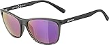 ALPINA JAIDA - Verspiegelte und Bruchsichere Sonnenbrille Mit 100% UV-Schutz Für Erwachsene, grey transparent matt, One Size