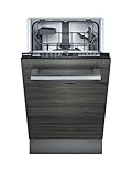 Siemens SR61IX05KE iQ100 Vollintegrierter Geschirrspüler, 78 kWh, 9 MGD, Smart Home kompatibel via Home Connect, varioSpeed, infoLight Betriebsanzeige