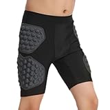 Gepolsterte Hüft-Shorts – atmungsaktiv, Schutzausrüstung für Fußball, Hockey | 3D-Schutzhose für Jungen, Schutzhose für Snowboarden, Skaten, Skifahren und L