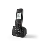 Telekom Sinus A 207 Schwarz DECT Festnetztelefon mit Anrufbeantworter I Fritz!Box-kompatibel
