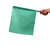 Wasserdichte Flagge, Edelstahlrohr, Schaumstoff-Pad-Griff, bequem zu greifen (grün)