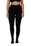 Ulla Popken Damen Thermo-strumpfhose Strumpfhose, Schwarz, 48-50 EU