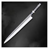 Küchenmesser Yanagiba-Messer 10Cr15MoV-Stahl for Schneiden von Lachs, Schinken, Filetieren, Fischbeil, achteckiger Griff(Sashimi Knife-6,12 inch)