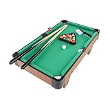 Dickly Billardtisch-Set für Kinder, Mini-Billardtisch-Set, Unterhaltungs-Snooker-Tisch mit Kreide für Spiele, Freizeit, Büro, Zuhause, Kinder