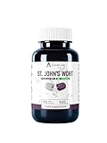 Johanniskraut 5.000 mg Äquivalent (500 mg 10:1 Extrakt) – 90 Vegane Kapseln | Natürliches Stimmungs- & Gleichgewicht-Support | GMP-Zertifiziert | Pflanzliches Beruhigungs- & Wohlbefinden-Supplement
