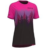 HULG Fahrradtrikot Damen Kurzarm,Women's Jersey Mountainbike-Trikot,100% Hochwertiges Polyester, Schnell Trocknend, Atmungsaktiv, Geeignet Für Radfahren/Multisport (XL,Style-06)