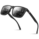 Glapeame Sonnenbrille-Herren-Damen-Polarisiert Sonnenbrillen-Sunglasses-Men-Woman-Sonnenbrille Schwarz