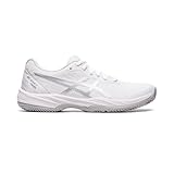 ASICS Damen Gel-Game 9 Padel Sneaker, White/Pure Silver, 38 EU