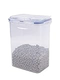 LocknLock PP Classic Aufbewahrungsbox, 151 x 108 x 190 mm, 1,8 L, 100 % Luftdicht, Cleveres Verschluss-System, Vorratsbehälter, Schüttdose, Mehl Aufbewahrung, Cornflakes Spender