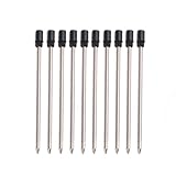 Ersatz-Kugelschreiberminen, 1,0 mm, Blau, Schwarz, 10 Stück