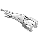 Gripzangen mit Schraubstock, Schweißzange Grip Vise – 9 Zoll Verriegelung der Klemmen verstellbar Schweißzange – Schweres Schweißwerkzeug für den Schraubgriff