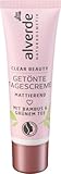 Alverde Naturkosmetic Getönte Tagescreme, Mattierend, 30 ml, Mit Bambus- und Grünem Tee-Extrakt