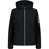 CMP - Damenjacke mit Kapuze und Reißverschluss, Schwarz, L