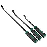 MeevrgR Robustes Brechstangen-Set mit dickerer Hammerschlagkappe, abgewinkelter Spitze, Mechaniker-Handwerkzeuge für Automobil und Abriss für Nagelziehen und Brecheisen (30,5 cm)