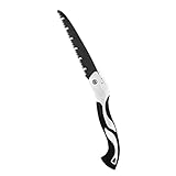 Qhpnunhq Klappsäge aus Edelstahl, Schneidwerkzeuge für die Holzbearbeitung, scharfe Handsäge, multifunktional, faltbar, für die Lagerung, 530 mm