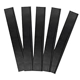 CANIGHT 5St Austausch des Fensterwischers Fensterwischer zum Nachfüllen Auto-Vinylfolie Fensterputzer gummistreifen gummileiste Fensterwischergummi nachfüllen Rakel nachfüllen Black