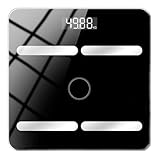 Personenwaage Digital Personenwaage Hochpräzise Digitale Personenwaage Körperfettwaage Mehrzweck Körperwaage(Black)