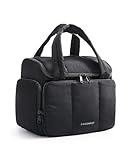 BAGSMART Reise-Kulturbeutel, große, Multi Taschen Waschbeutel，Weit Offene Reisetasche für Toilettenartikel, Make-up-Kosmetik-Reisetasche mit Griff