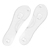 BIUDECO Pu Gel Einlegesohlen für High Heels Fußgewölbestütze Rutschfest 2 Paar Fußtherapie Schuhpolster