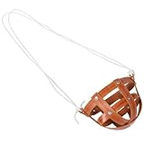 BESTOMZ Pferdemaulbedeckung und Kuhmaulkorb aus Robustem Leichtem Material mit Anti Biss Funktion und Atmungsaktivem Design für Landwirtschaftliche Nutzung