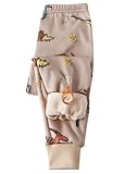 YAQUEKOU Kinder Thermohose Warme Thermo Leggings Elastische Taille Gefütterte Jogginghose Mit Fleece Winterhose für Mädchen 2-13 Jahre Alt (DE/NL/SE/PL, Alter, 2 Jahre, 3 Jahre, Regular, Khaki)