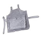 TOGEVAL Katzen-Tragetasche mit Atmungsaktiven Löchern und Kordelzug Weiche Pet Sling Schürze für Kleine Hunde und Katzen Komfortable Schlaftasche Schützt vor Schmutz Einfach zu