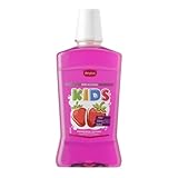 Kinder-Mundspülung, 0% Alkohol mit Fluorid, Erdbeergeschmack, 2er-Pack