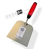 WERKFIT Gipserkelle aus Edelstahl 120mm - Gipserspachtel Rostfrei - Maurerkelle mit Softgriff - Stukkateurkelle Made in Österreich (120mm)