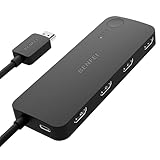 BENFEI HDMI Switch 4 in 1 4K@60Hz 2K@144Hz HDCP 2.3 mit adaptiver Entzerrungsunterstützung für PS5/4 Xbox Roku FireStick