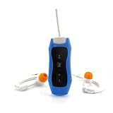 Muuoeou Wasserdichter IPX8-Clip-MP3-Player FM-Radio Stereo-Sound Schwimmen Tauchen Surfen Radfahren Sport Musik-Player mit FM(D) Langlebig