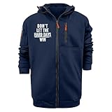 Rrongwn Kapuzenjacke Herren Winddichte Sweatjacke Regular Fit Übergangsjacke Klassische Freizeitjacke Einfach Windbreaker Full Zip Up Outdoorjacke Baumwolle Blouson Outdoor Arbeitsjacke