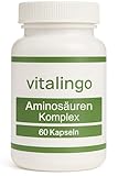 Aminosäuren Komplex Kapseln - Hochdosiert - 60 Aminosäurenkapseln à 445 mg