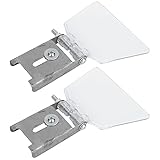 2 Stück Schleifbock Augenschutz 304 Edelstahl Gehäuse Werkzeugschild Befestigung Zubehör für Schleifbock Typ 125/150/200/250