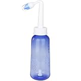 Neti Nasenspüler, 300 ml, Salzlösung, für Allergiker, Nasenspülung, sauberes Waschen, Beauty-Werkzeuge, transparenter Seifenhalter für Reisen (lila, Einheitsgröße)