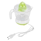 Tnfeeon Elektrische Zitruspresse mit 25 W, 0,7 L, für den Heimgebrauch, Leicht zu Reinigen, Abnehmbare Zitronen- und Orangenpresse für die Zubereitung Frischer Säfte in der Küche (EU-Stecker)