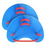 Schwimmpaddel – Schwimmtraining-Handpaddel, 2 Stück, Pool-Handflossen mit verstellbaren Riemen, Agility-Paddel, schwimmende Schwimm-Handflossen für Rundenschwimmen für Anfänger, Sportler