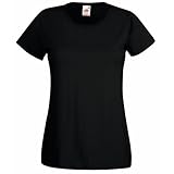 Fruit of the Loom T-Shirt XS Schwarz