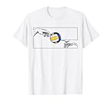 Volleyball Ball für Volleyballer zum Beach Volleyball T-Shirt