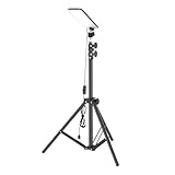 LED-Camping-Licht | Outdoor-Teleskop-Licht mit Ständer, verstellbares Stativ-Lampe für Nachtangeln, Arbeit, Camping und Grillen