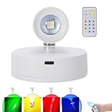 Wiederaufladbarer LED-Strahler, Fernbedienung, Akzent-Strahler, batteriebetriebenes Uplighting, Kunst-Strahler, Innen-Uplighting, wiederaufladbarer Strahler, einfache Steuerung für Pflanzen, Gemälde