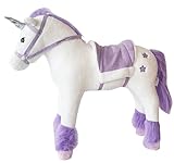 Einhorn Stehpferd zum Reiten Spielpferd REIT Einhorn 75 cm Höhe 100 kg Traglast